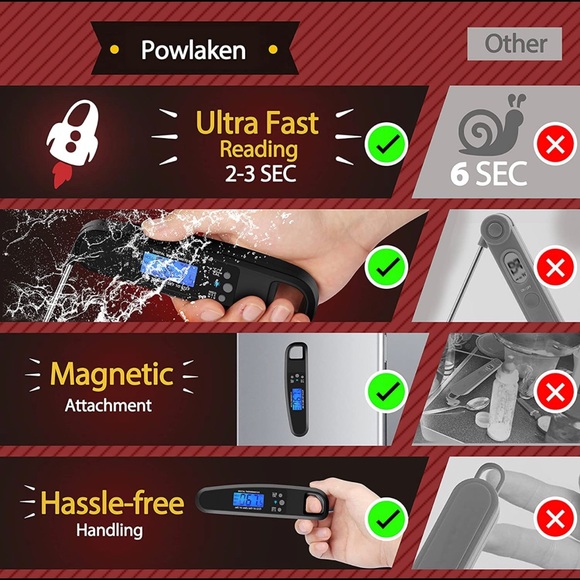 POWLAKEN DIGITAL Food thermometer - Picture 4 of 5